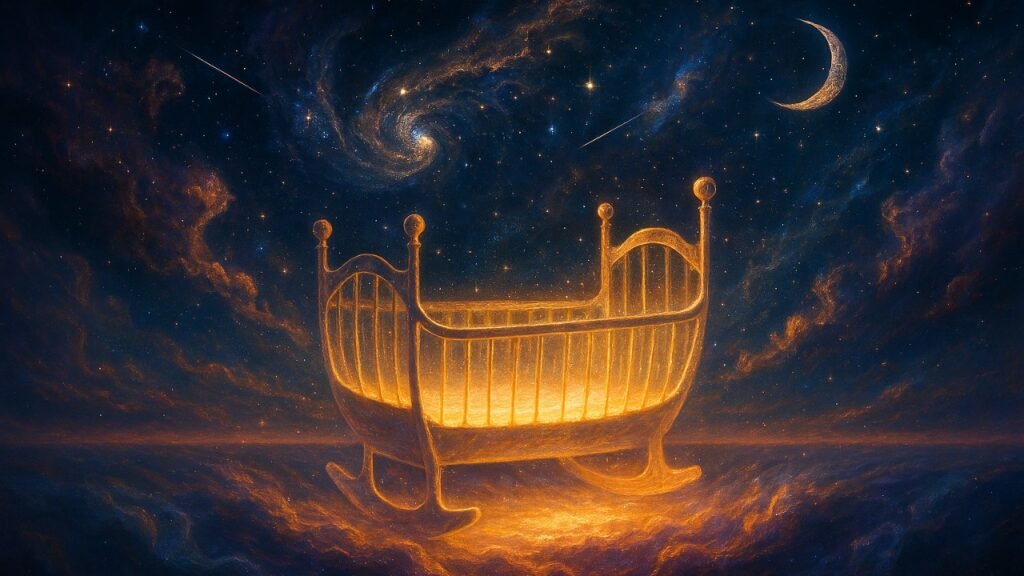 Baby's cradle in a dream