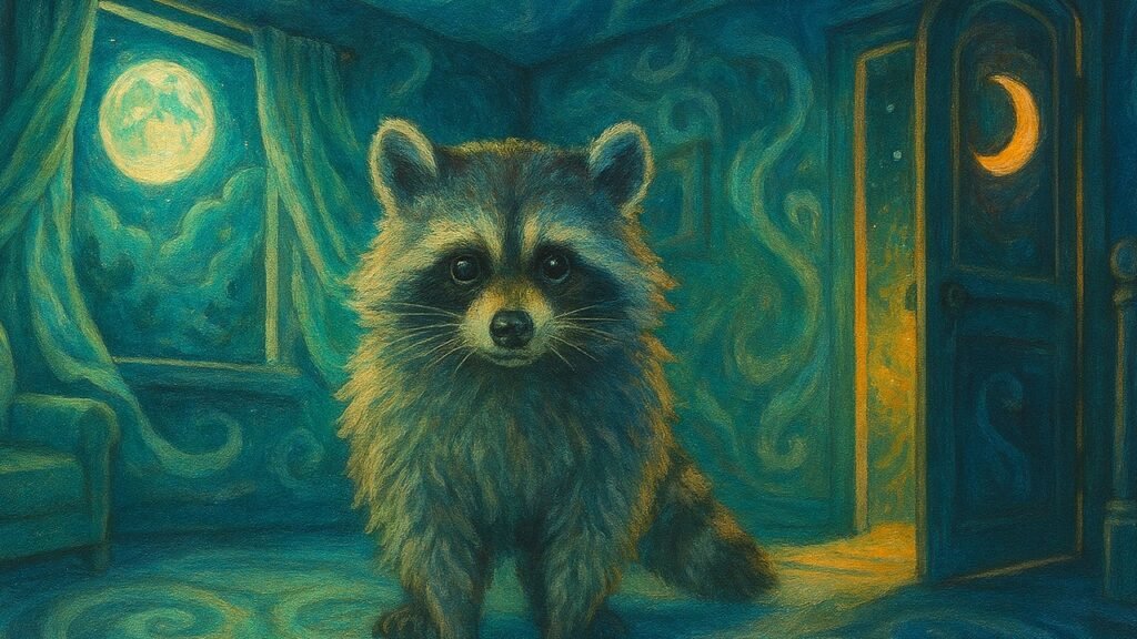 Dreaming about a raccoon in the house
